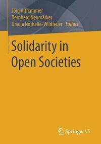 bokomslag Solidarity in Open Societies