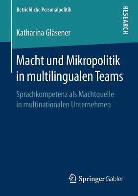 bokomslag Macht und Mikropolitik in multilingualen Teams