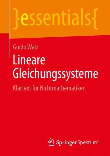 Guido Walz - Lineare Gleichungssysteme, Häftad