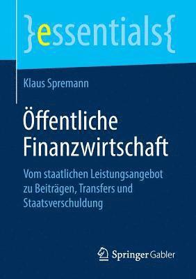 bokomslag ffentliche Finanzwirtschaft