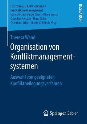 Organisation von Konfliktmanagementsystemen 1