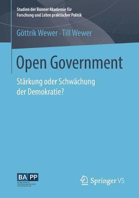 bokomslag Open Government