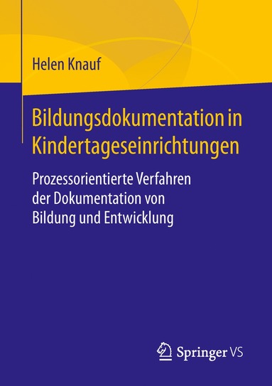 bokomslag Bildungsdokumentation in Kindertageseinrichtungen