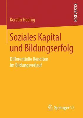 bokomslag Soziales Kapital und Bildungserfolg