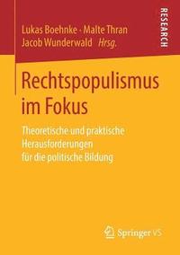 bokomslag Rechtspopulismus im Fokus