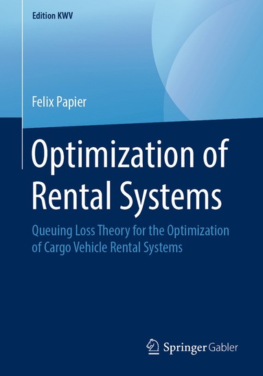 bokomslag Optimization of Rental Systems