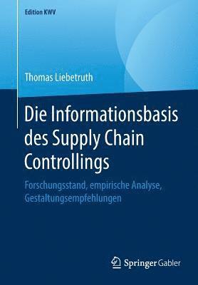 bokomslag Die Informationsbasis des Supply Chain Controllings