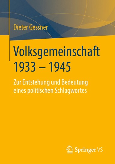 bokomslag Volksgemeinschaft 1933 - 1945