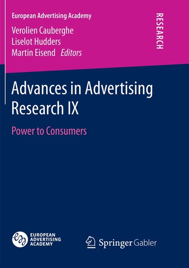 Verolien Cauberghe, Liselot Hudders, Martin Eisend - Advances in Advertising Research IX, Häftad