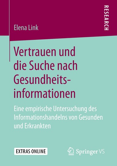 Elena Link - Vertrauen und die Suche nach Gesundheitsinformationen, Häftad