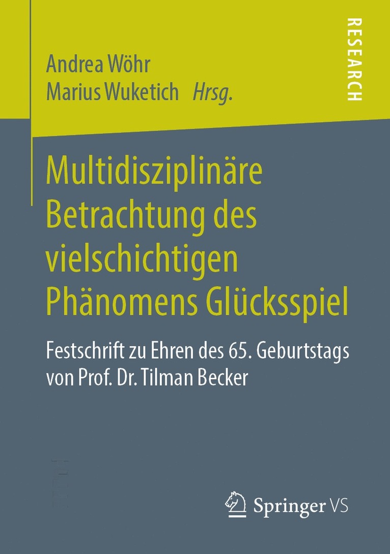 Multidisziplinre Betrachtung des vielschichtigen Phnomens Glcksspiel 1