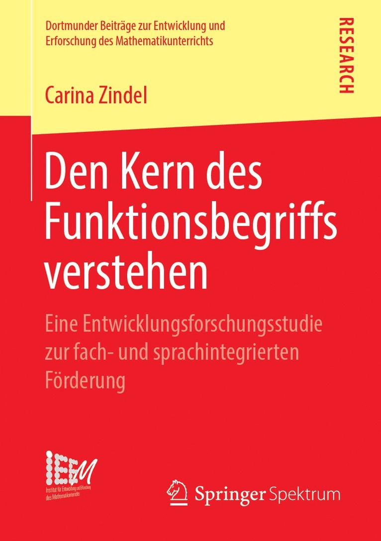 Carina Zindel - Den Kern des Funktionsbegriffs verstehen, Häftad
