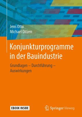 bokomslag Konjunkturprogramme in der Bauindustrie