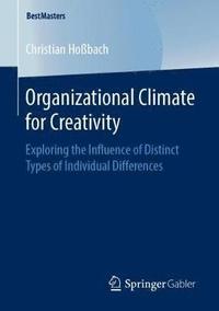 bokomslag Organizational Climate for Creativity