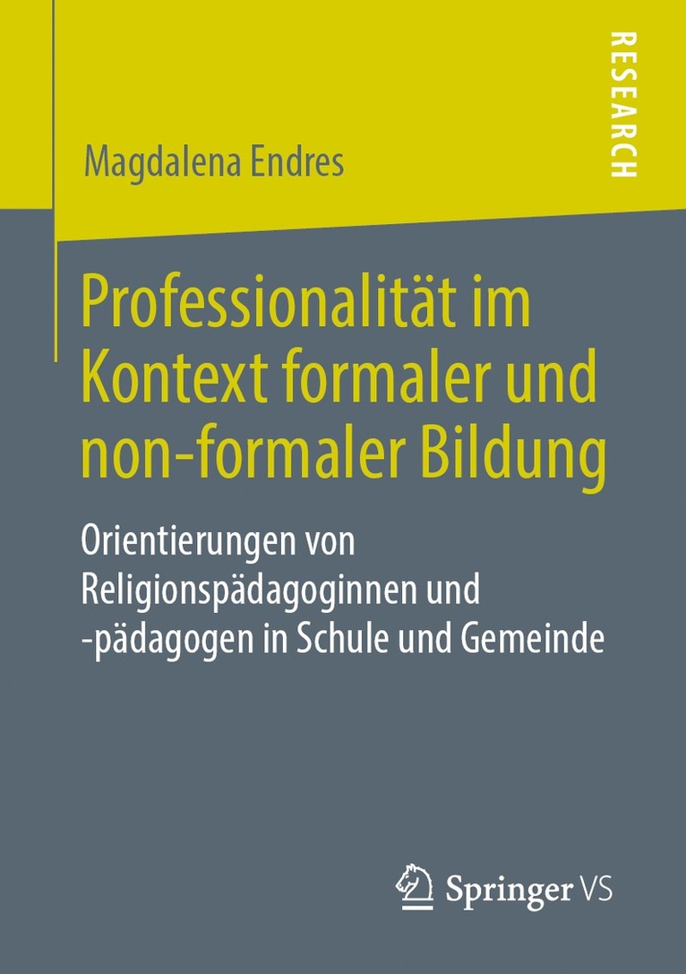 Magdalena Endres - Professionalität im Kontext formaler und non-formaler Bildung, Häftad