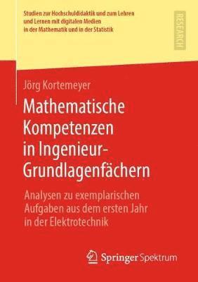 bokomslag Mathematische Kompetenzen in Ingenieur-Grundlagenfchern