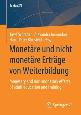 bokomslag Monetre und nicht monetre Ertrge von Weiterbildung