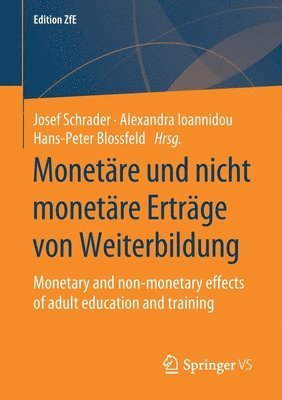 Monetäre und nicht monetäre Erträge von Weiterbildung