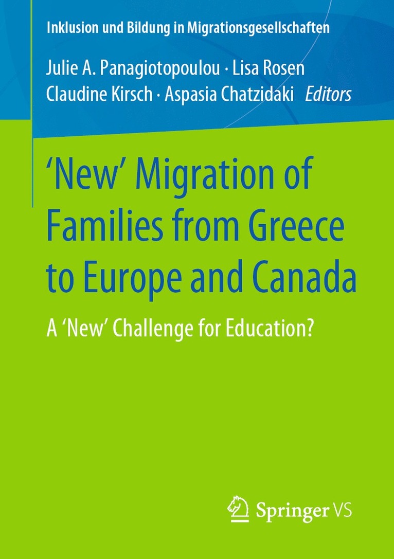 'New' Migration of Families from Greece to Europe and Canada 1