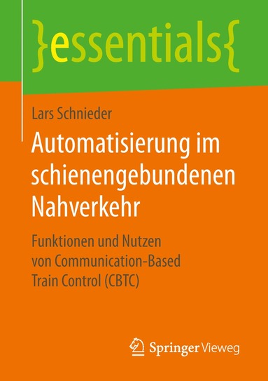 bokomslag Automatisierung im schienengebundenen Nahverkehr