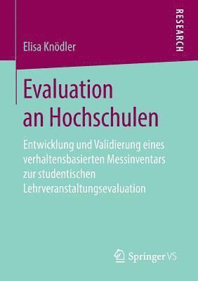 bokomslag Evaluation an Hochschulen