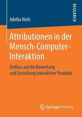 bokomslag Attributionen in der Mensch-Computer-Interaktion