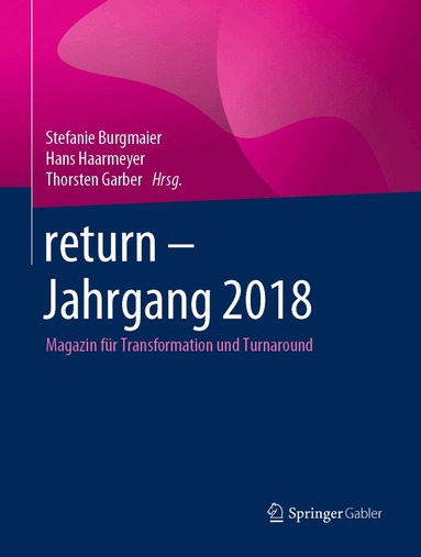 Stefanie Burgmaier, Hans Haarmeyer, Thorsten Garber - return - Jahrgang 2018, Inbunden