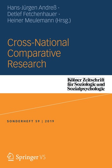 Hans-Jürgen Andreß, Detlef Fetchenhauer, Heiner Meulemann - Cross-national Comparative Research, Häftad