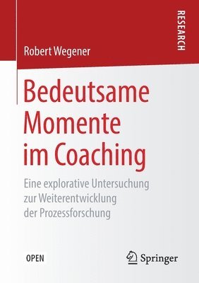 Robert Wegener - Bedeutsame Momente im Coaching, Häftad