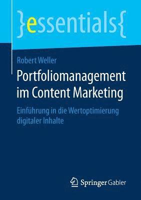 bokomslag Portfoliomanagement im Content Marketing