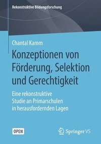 bokomslag Konzeptionen von Frderung, Selektion und Gerechtigkeit