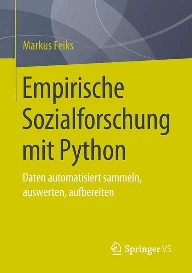 bokomslag Empirische Sozialforschung mit Python