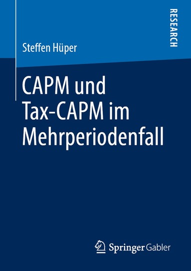 bokomslag CAPM und Tax-CAPM im Mehrperiodenfall