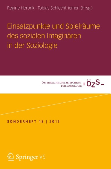 Regine Herbrik, Tobias Schlechtriemen - Einsatzpunkte und Spielräume des sozialen Imaginären in der Soziologie, Häftad