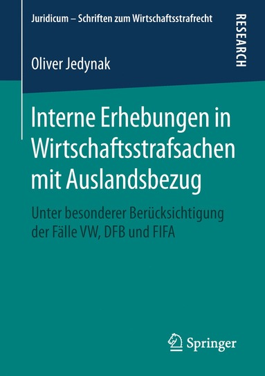 bokomslag Interne Erhebungen in Wirtschaftsstrafsachen mit Auslandsbezug