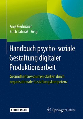 bokomslag Handbuch psycho-soziale Gestaltung digitaler Produktionsarbeit