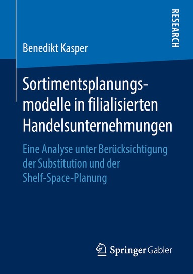 bokomslag Sortimentsplanungsmodelle in filialisierten Handelsunternehmungen