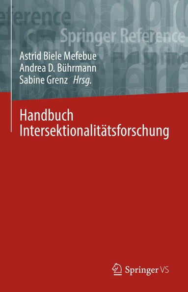 Astrid Biele Mefebue, Andrea D. Bührmann, Sabine Grenz - Handbuch Intersektionalitätsforschung, Inbunden