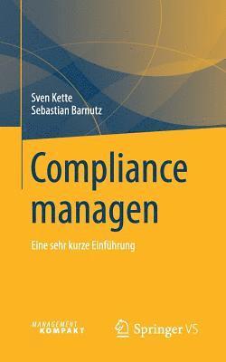 bokomslag Compliance managen