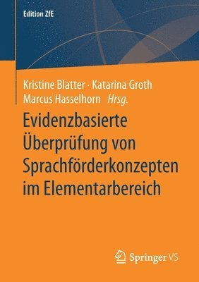 bokomslag Evidenzbasierte berprfung von Sprachfrderkonzepten im Elementarbereich