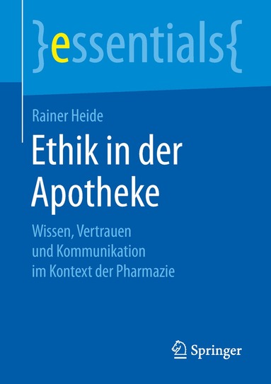 bokomslag Ethik in der Apotheke