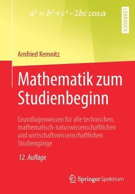 Mathematik zum Studienbeginn 1