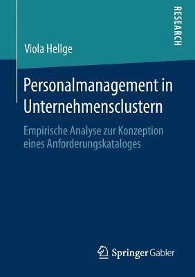 Personalmanagement in Unternehmensclustern 1