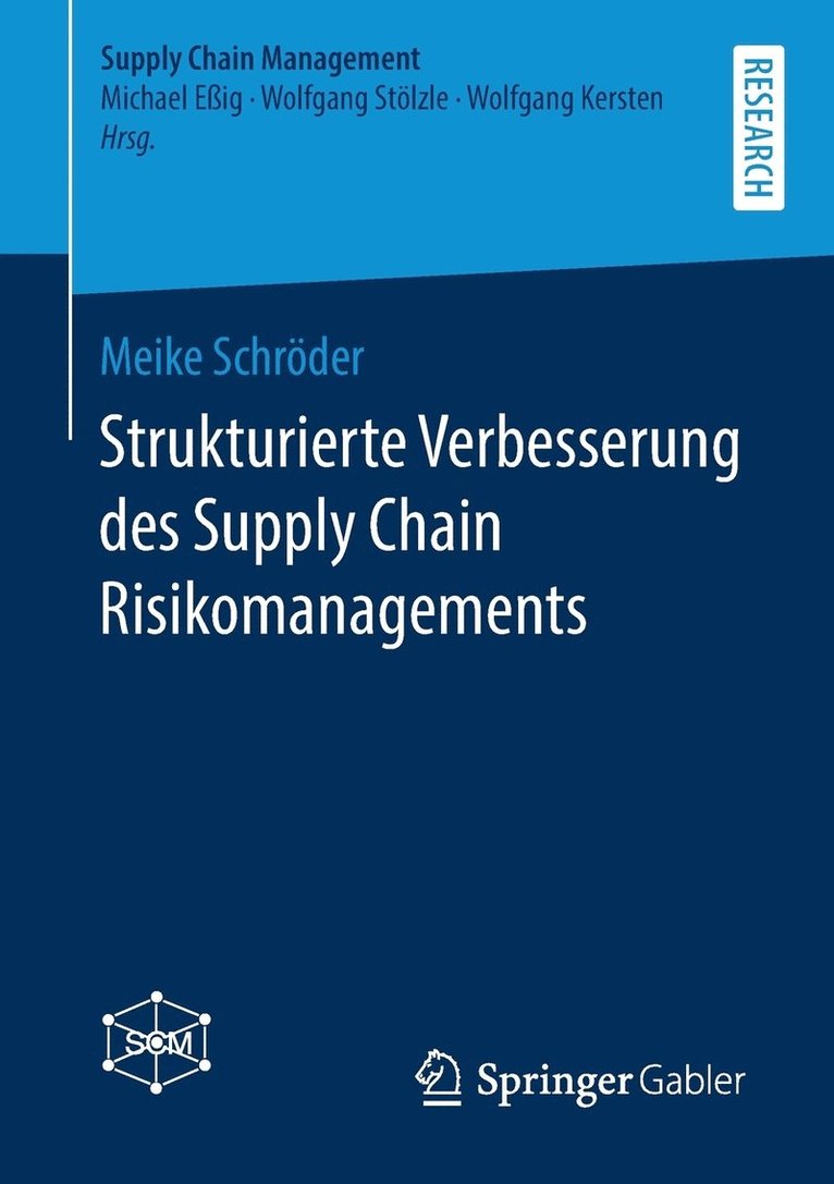 Meike Schröder, Meike Schroder - Strukturierte Verbesserung des Supply Chain Risikomanagements, Häftad