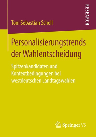 bokomslag Personalisierungstrends der Wahlentscheidung