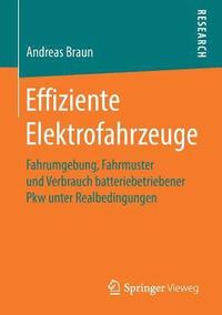 bokomslag Effiziente Elektrofahrzeuge