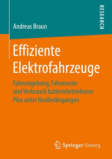 Andreas Braun - Effiziente Elektrofahrzeuge, Häftad