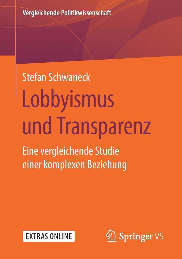 Stefan Schwaneck - Lobbyismus und Transparenz, Häftad