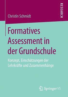 bokomslag Formatives Assessment in der Grundschule