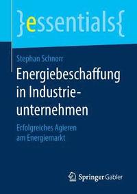 bokomslag Energiebeschaffung in Industrieunternehmen